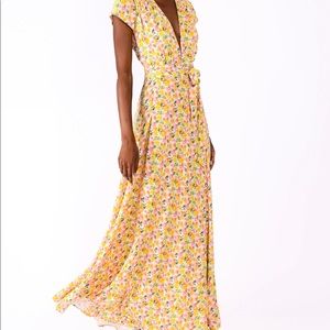 Resa Lindsay Wrap Maxi Dress